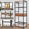 Dog Feeding Storage with Shelves.