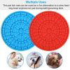 2pcs Dog Lick Pad Pet Shower Grooming Slow Feeder Dog Distraction Mat Treat Dispensing With Powerful Suction